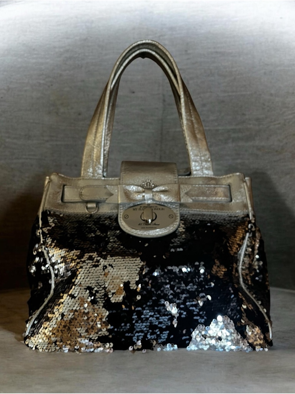 Brighton My Flat In London, Luxeton Purse Silver Sequins